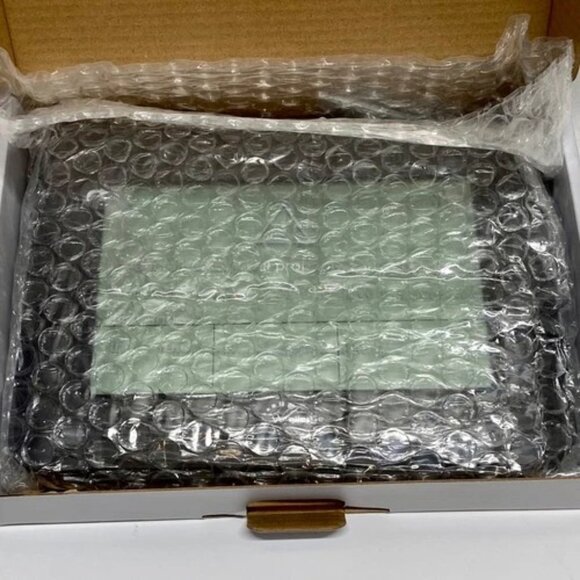 WallarGe Atomic Clock Black Indoor Temp Alarm 8.5" Battery Operated CL6008-B NIB - Picture 7 of 8